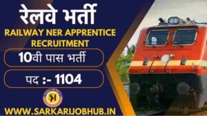 Railway RRC NER Apprentice Recruitment