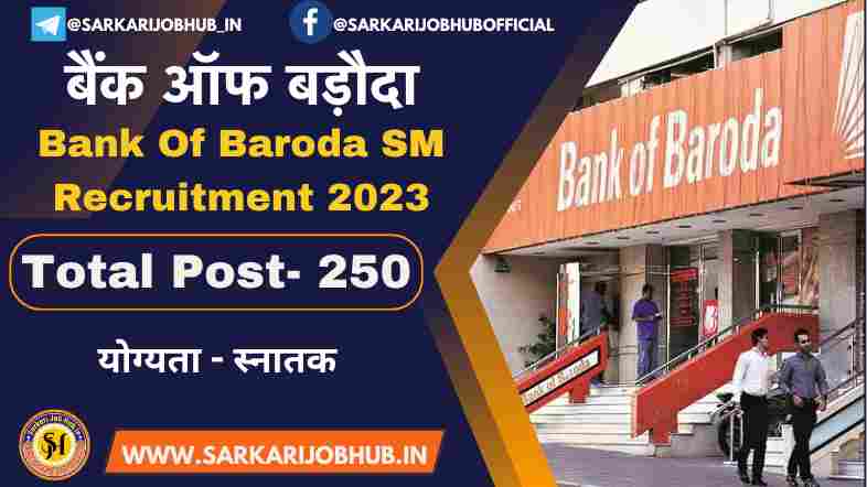 Bank Of Baroda Recruitment 2023 | Apply Online 250 Post - Sarkari Job Hub